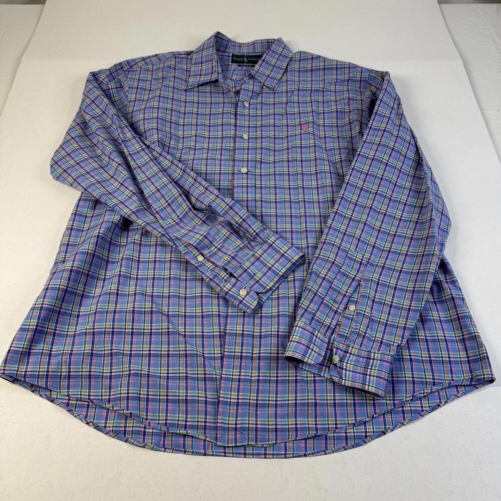 Ralph Lauren Men’s Multi-Color Button Up Long Sleeve Size XL